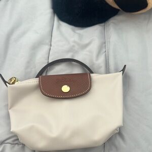 Le Pilage longchamp BRAND NEW never used Cream and Brown Women's Handbag